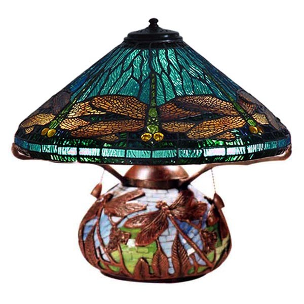Tiffany Dragonfly Table Lamp - Click Image to Close